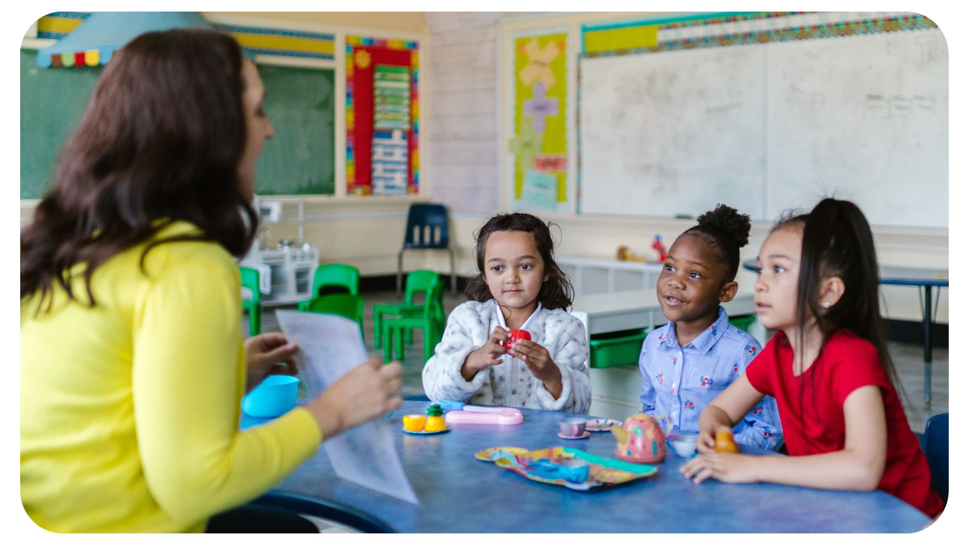 paraprofessional with small group